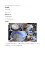 Ngày mới ngọt ngào với muffin socola 