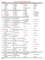 Tài liệu UNIT 13: FILMS AND CINEMA