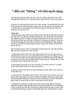 Tài liệu 7 điều nói 