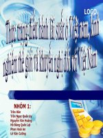 Thực trạng điều hành lãi suất ở việt nam, kinh nghiệm thế giới và khuyến nghị đối với việt nam 