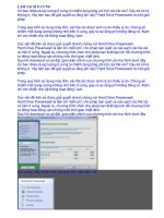 Bài giảng Làm sạch ổ cứng