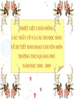 Gián án BÀi 7: VTM lọ hoa và quả