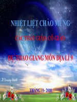 Gián án địa lí 9