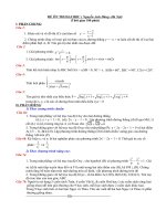 Gián án ĐỀ 5 ÔN THI ĐH