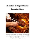 Tài liệu Hiểm họa chết người từ mùi thơm của thức ăn pdf