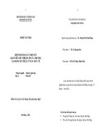 Biện pháp quản lý đội ngũ giáo viên chủ nhiệm lớp của trường cao đẳng kỹ thuật y tế II   bộ y tế 