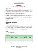 Tài liệu Tổng quan về kế toán_ Chương 3 doc