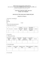 Tài liệu Mẫu đơn đăng ký thực hiện khảo nghiệm phân bón ppt