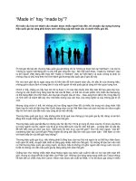 Tài liệu “Made in” hay “made by”? ppt