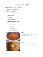 Tài liệu Mousse rau xanh pptx