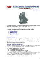 Tài liệu Crankshaft Optimization Using Behavior Modeling Pro/ENGINEER Wildfire 2.0 pptx