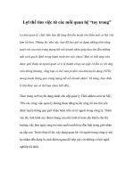 Tài liệu Lợi thế tìm việc từ các mối quan hệ “tay trong” ppt