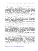 Tài liệu Con bệnh lõm ngực-Mẹ nghĩ là suy dinh dưỡng docx