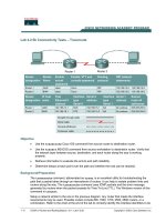 Tài liệu Lab 4.2.5b Connectivity Tests – Traceroute docx
