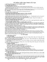 Bài giảng tu chia theo cau tao