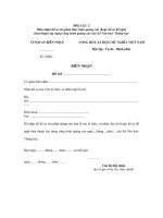 Tài liệu BIỂU MẪU 