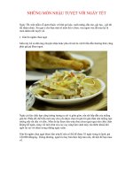 Gián án Những món nhậu tuyệt vời ngày tết