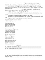 Bài giảng ĐỀ &ĐÁP ÁN TV3 HSGH