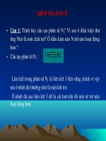 Bài giảng Dung Dịch Amoniac