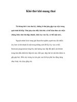 Tài liệu Khó thở khi mang thai doc