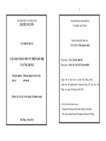 Các bài toán tối ưu trên đồ thị và ứng dụng 