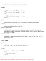 Tài liệu Oracle PL/SQL Language Pocket Reference- P22 pptx