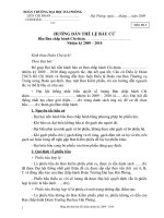 Tài liệu Hướng dẫn thể lệ bầu cử ppt