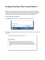 Tài liệu Sử dụng ClearType Tuner trong Windows 7 ppt