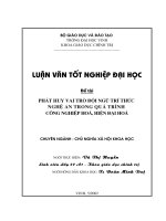 Phát huy vai trò đội ngũ tri thức nghệ an trong quá trình công nghiệp hoá,hiện đại hoá 