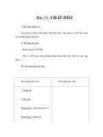 Tài liệu Gíao án 6 - CHẤT DẺO docx