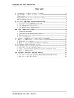 Khái quát về Windows XP thi KTV