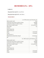 Tài liệu Giáo trình HEMOHES 6% - 10% docx