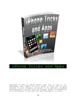 Tài liệu iPhone Tricks and Apps pdf