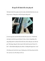 Tài liệu Bí quyết để dành tiền cho phụ nữ pdf