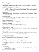 Bài giảng văn thời nay