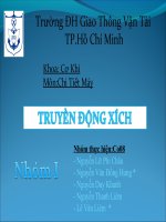 Cơ sở truyền động xích