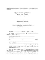 Tài liệu Mẫu thông báo về việc tìm việc làm docx