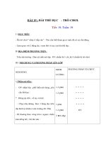 Tài liệu Thể dục lớp 1 - BÀI 19 : BÀI THỂ DỤC - TRÒ CHƠI NHẢY Ô TIẾP SỨC doc