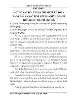 MỘT số vấn đề lý LUẬN CHUNG về kế TOÁN HÀNG bán và xác ĐỊNH kết QUẢ KINH DOANH TRONG các DOANH NGHIỆP 