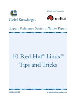 Tài liệu 10 Red Hat® Linux™ Tips and Tricks pptx