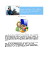 Tài liệu Parental Controls docx