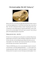 Tài liệu Chủ doanh nghiệp: Hãy biết “buông tay” ppt