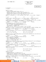 Tài liệu ĐỀ LUYỆN THI ĐẠI HỌC ĐỀ THI TRẮC NGHIỆM MÔN Vật Lý đề 3 pdf