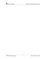 Thiết kế ôtô bán hàng lưu động (bản vẽ + thuyết minh) 