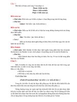 Đề cương Môn Chuyên Đề có đáp án