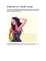 10 điều thú vị về “núi đôi” con gái