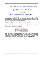 Tài liệu Thủ Thuật Thiết Kế Web Với Joomla 1.0x và 1.5x part 26 doc