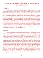 THUẾ THU NHẬP DOANH NGHIỆP và CHI PHÍ vốn – sự TU CHỈNH mô HÌNH ĐỊNH GIÁ TRỊ CÔNG TY 