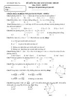 Bài giảng KT HKII TOAN 9(08-09)