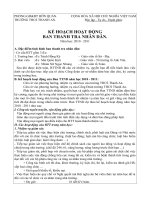 Bài giảng KE HOACH BAN TTND